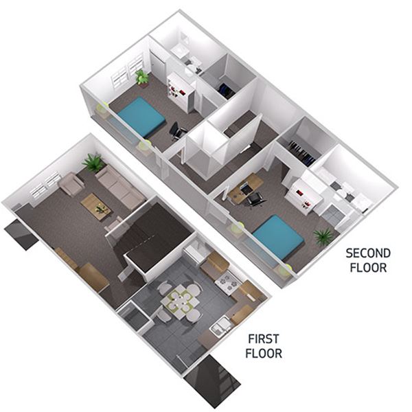 2X2 TOWNHOME
